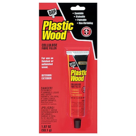 1.87 Oz Natural Plastic Wood Solvent Based Wood Filler